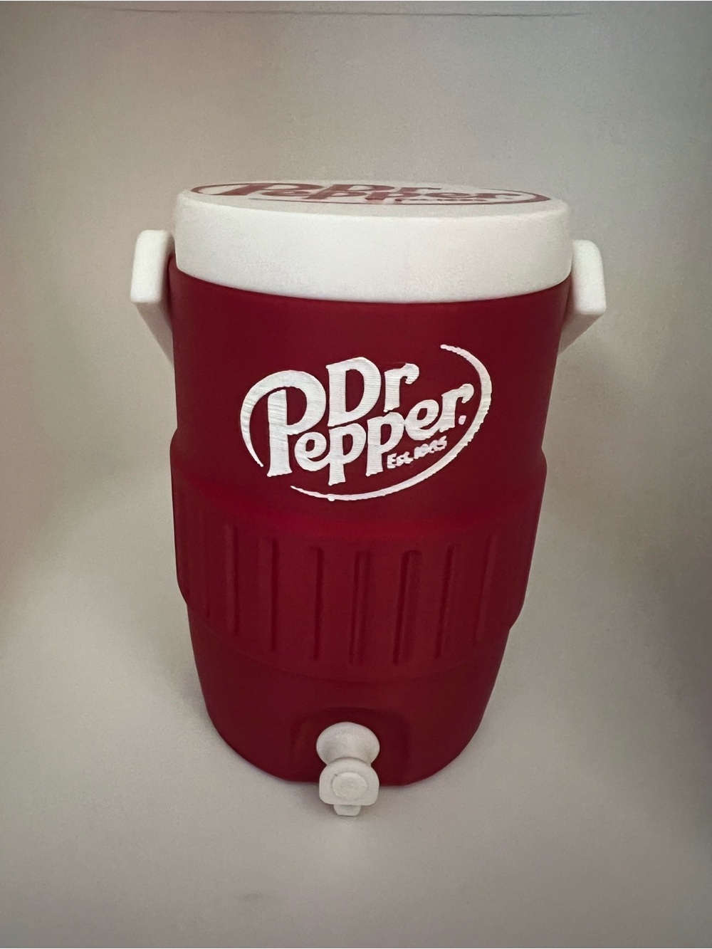 Custom Design - Dr Pepper Theme Cooler Can Holder 12 oz by 3d print
